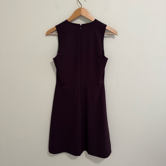 Theory Plum Miyani Wool Blend Dress - Picture 6 of 7